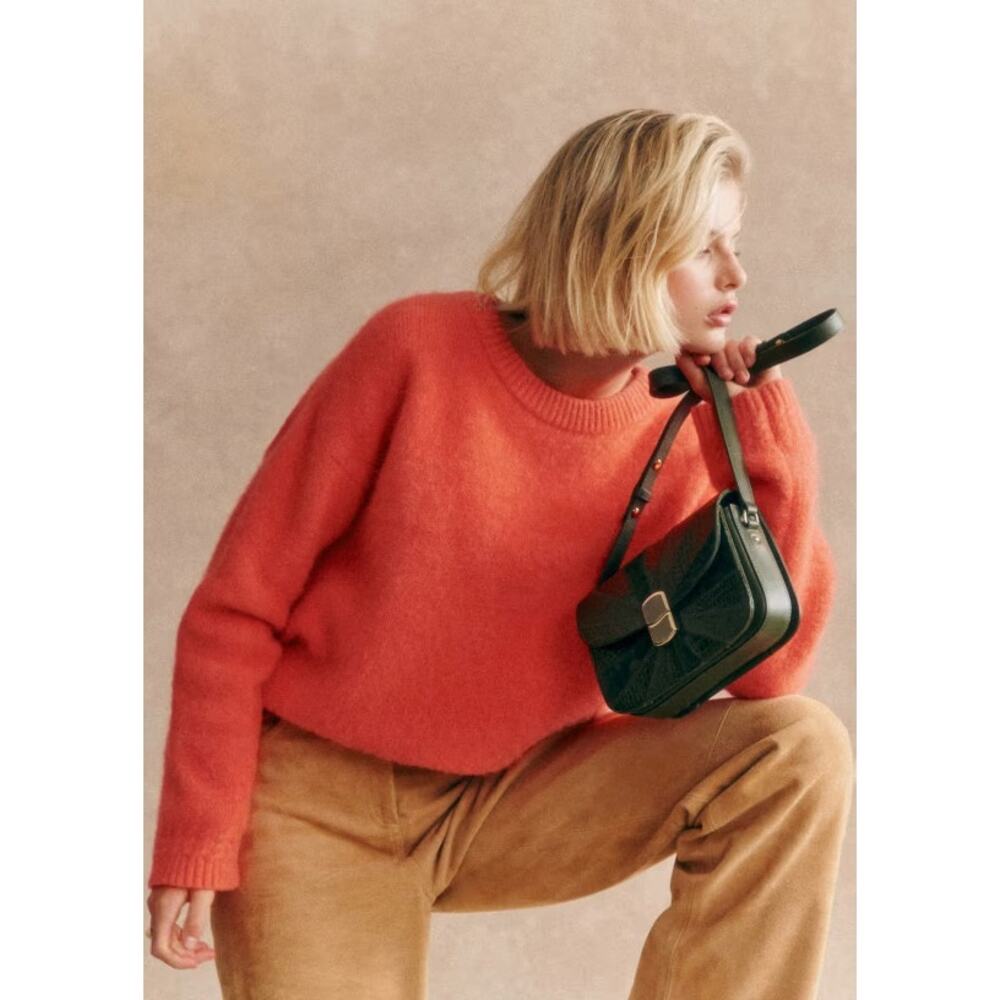 La Maille Sezane Amiel Jumper in Vine Peach Size L✨ - Picture 3 of 10